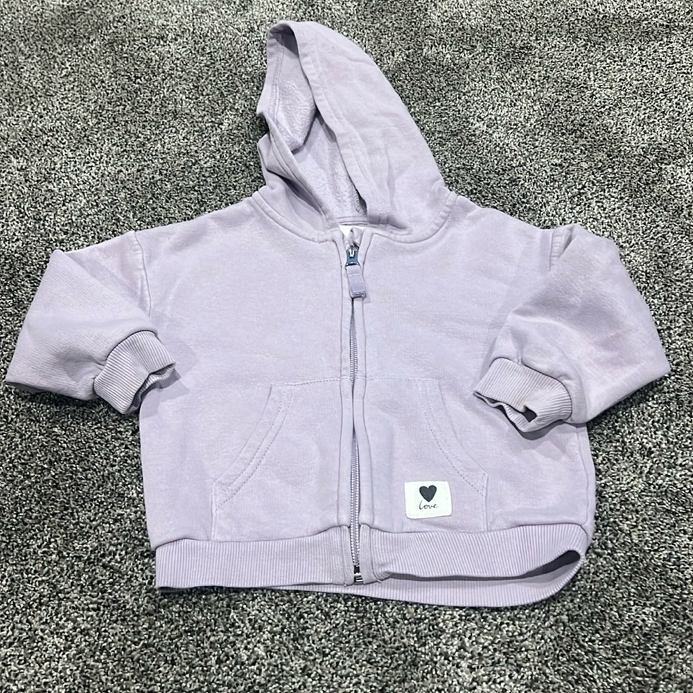 lavender zippy hoodie
